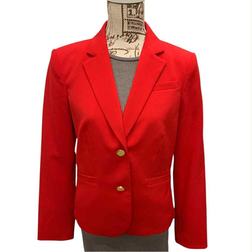 Calvin Klein Bold Red Blazer Size M